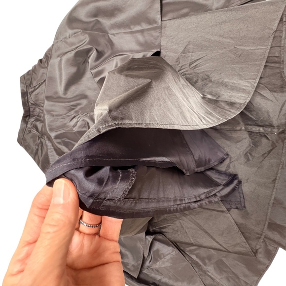 skirt INC black 40" maxi S/M petite full elegant retro neutral goth formal indie - Picture 10 of 12